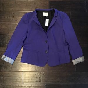 3/4 sleeve electric blue Women’s blazer